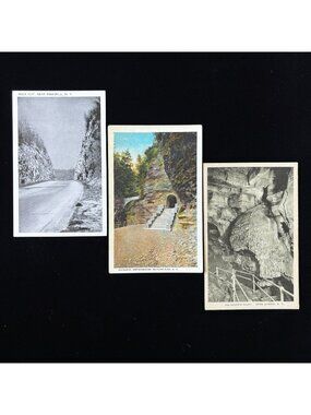 Vintage Postcard Lot Rock Cut Howe Caverns Watkins Glen Peekskill Gorge Caves NY